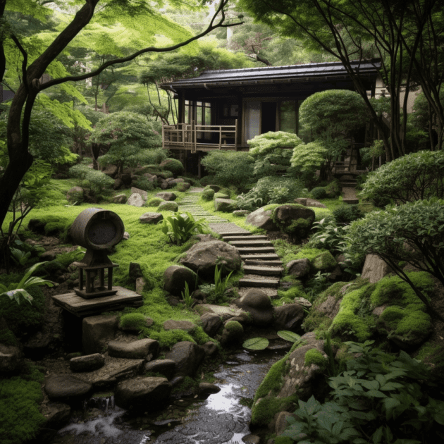 Projekt ogrodu w stylu japońskim