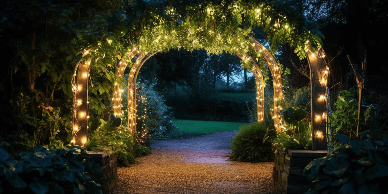 Oświetlenie w ogrodach